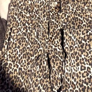 American eagle animal print jeans